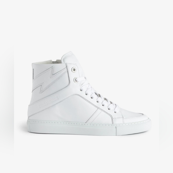 NIB Zadig & Voltaire ZV1747 High Flash Sneakers - Picture 1 of 11